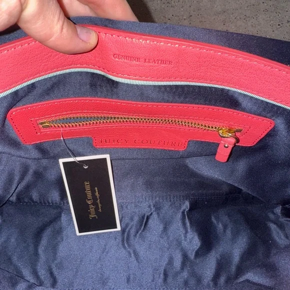 NWT juicy couture, Pink Leather Shoulder Bag - Picture 8 of 8